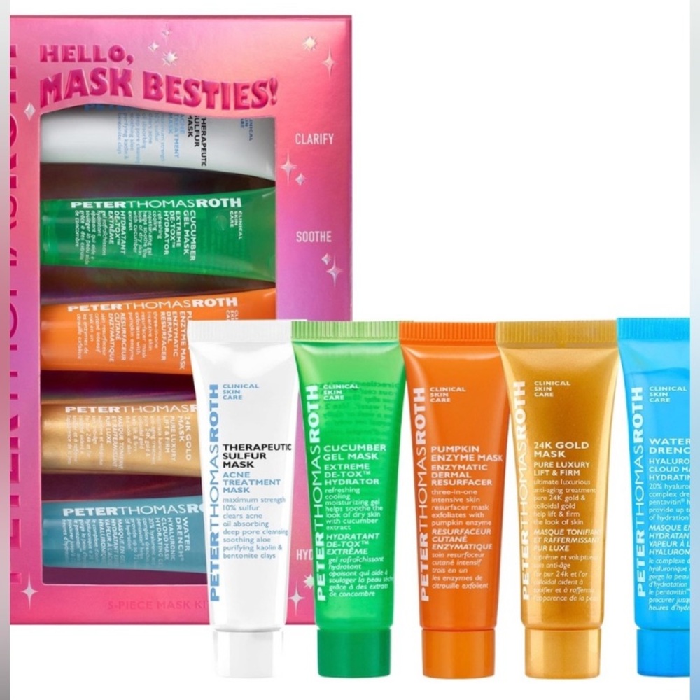 Anthropologie Peter Thomas Roth Mask Besties 5 Piece Kit NIB